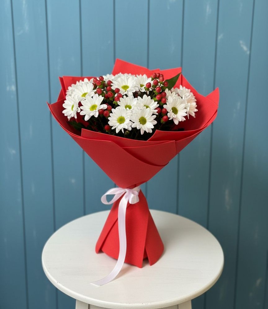 Букет цветов из: Хризантемы в Славянке