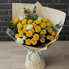 Букет цветов из:  Розы #REPLACE_PRED# Славянке