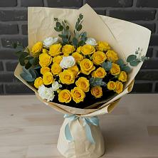 Букет цветов из:  Розы в Славянке