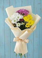 Букет цветов из:  Хризантемы в Славянке