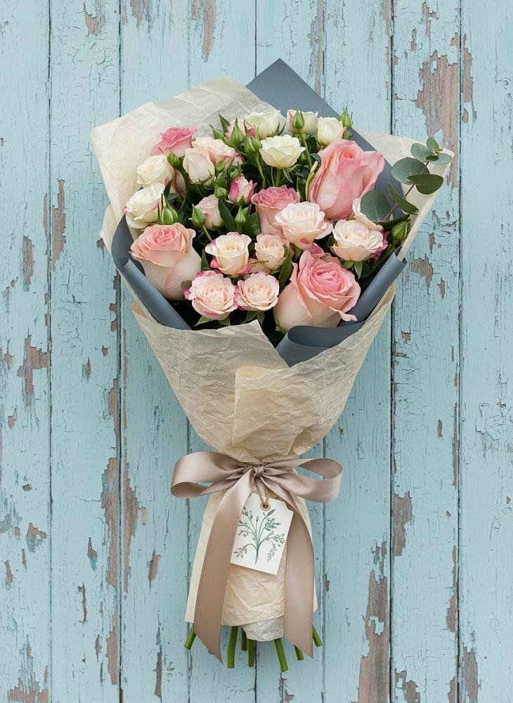 Букет цветов из: Розы в Славянке