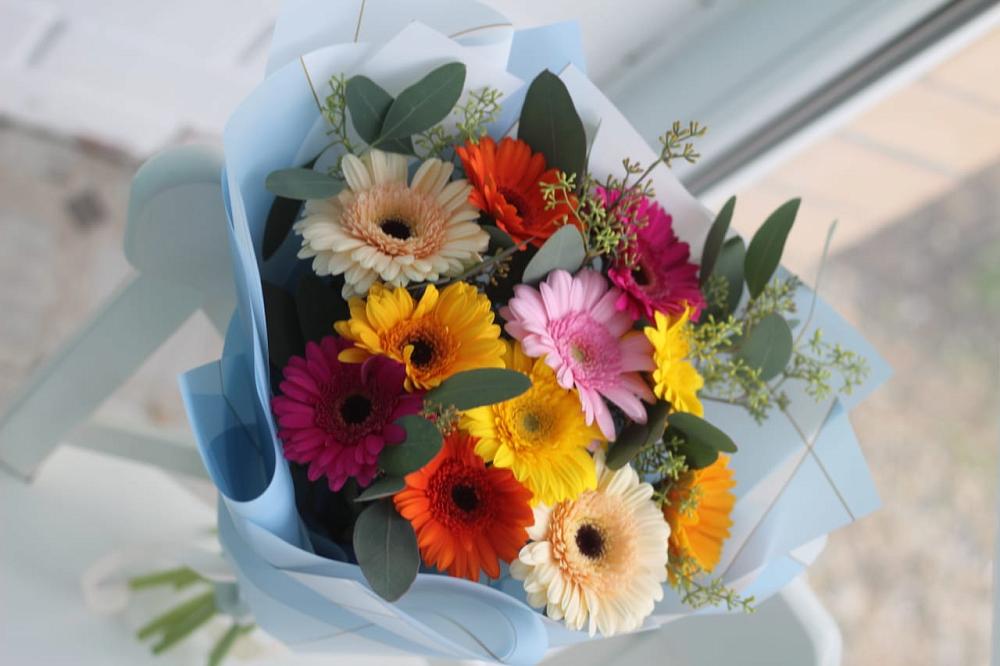 Букет цветов из: Герберы в Славянке