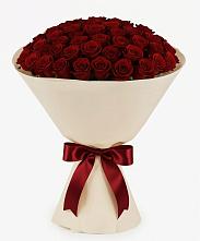 Букет 101 Бордовая роза Блэк Бакарра в Славянке