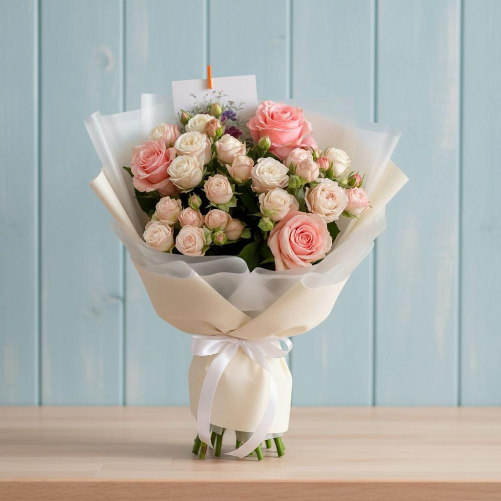 Букет цветов из: Розы в Славянке