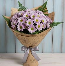 Букет цветов из:  Хризантемы в Славянке