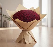 Букет 101 Красная роза в Славянке