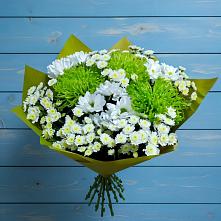 Букет цветов из:  Хризантемы в Славянке