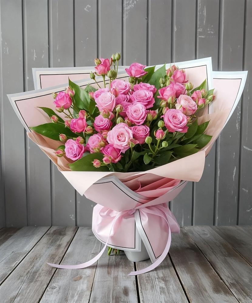 Букет Розовый кустик в Славянке