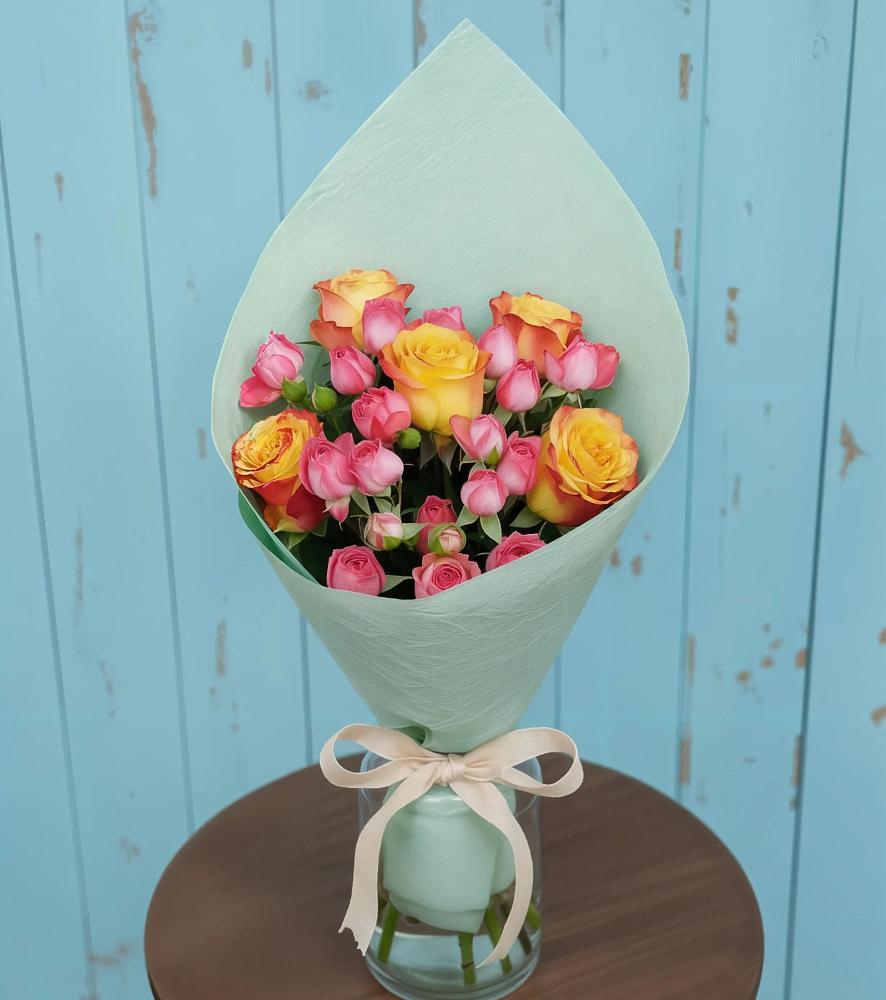 Букет цветов из: Розы в Славянке