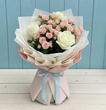 Букет цветов из:  Розы в Славянке