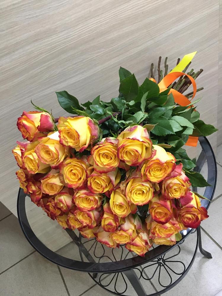 Букет Желтые розы в Славянке