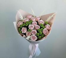 Букет цветов из:  Розы и Хризантемы в Славянке