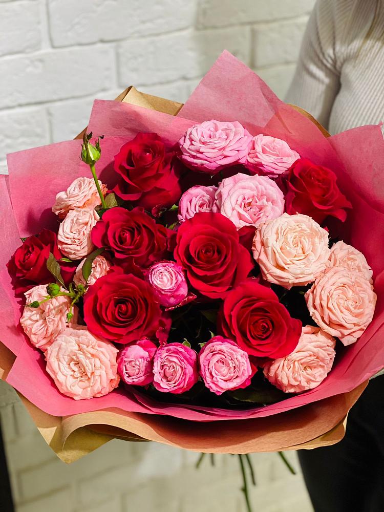 Букет цветов из: Розы в Славянке