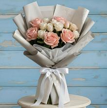 Букет цветов из:  Розы #REPLACE_PRED# Славянке