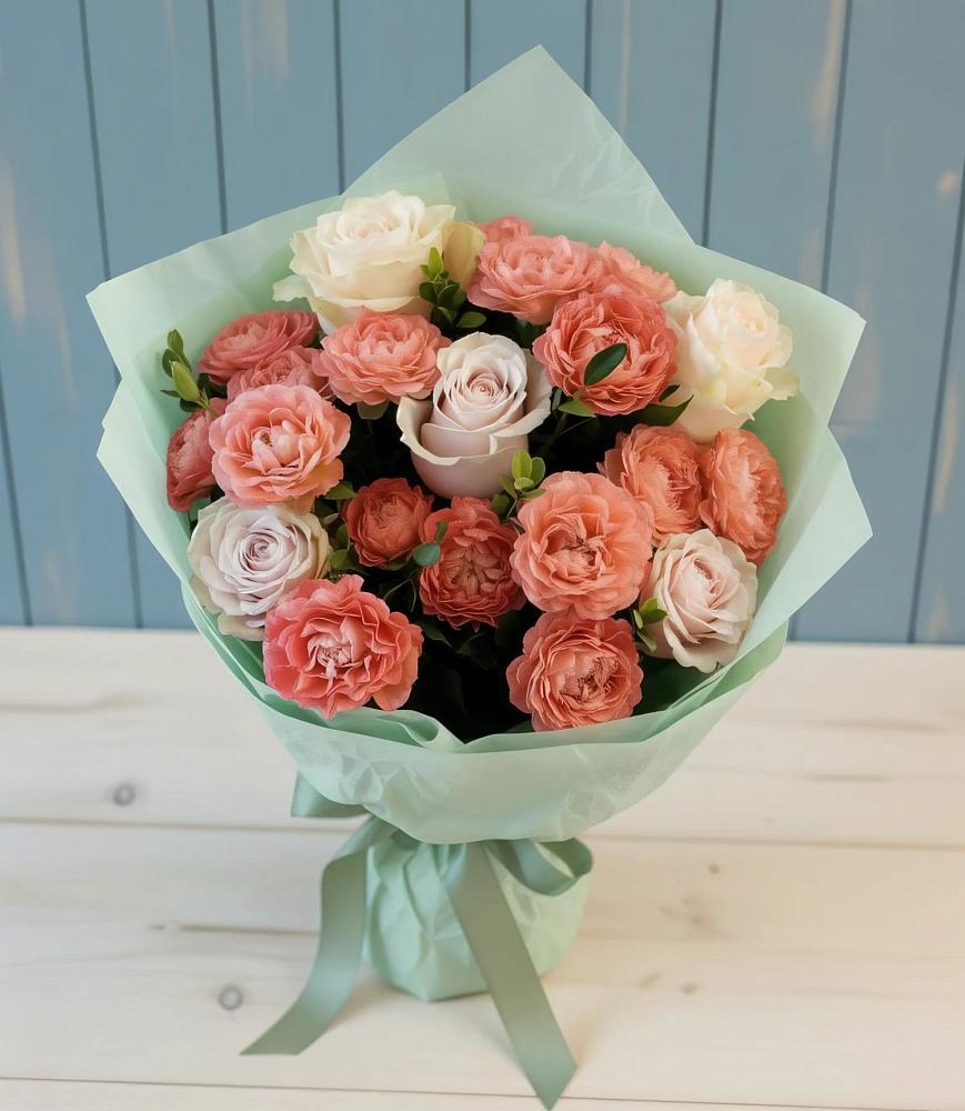 Букет цветов из: Розы в Славянке