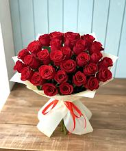 Букет 29 Красных роз в Славянке