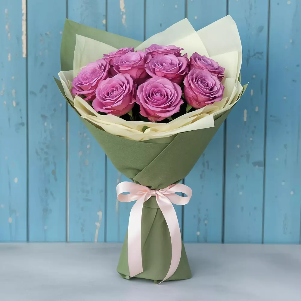 Букет Розы Фёрст Леди в Славянке