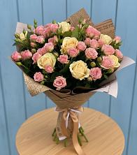 Букет цветов из:  Розы в Славянке