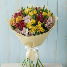 Букет цветов из:  Альстромерии #REPLACE_PRED# Славянке
