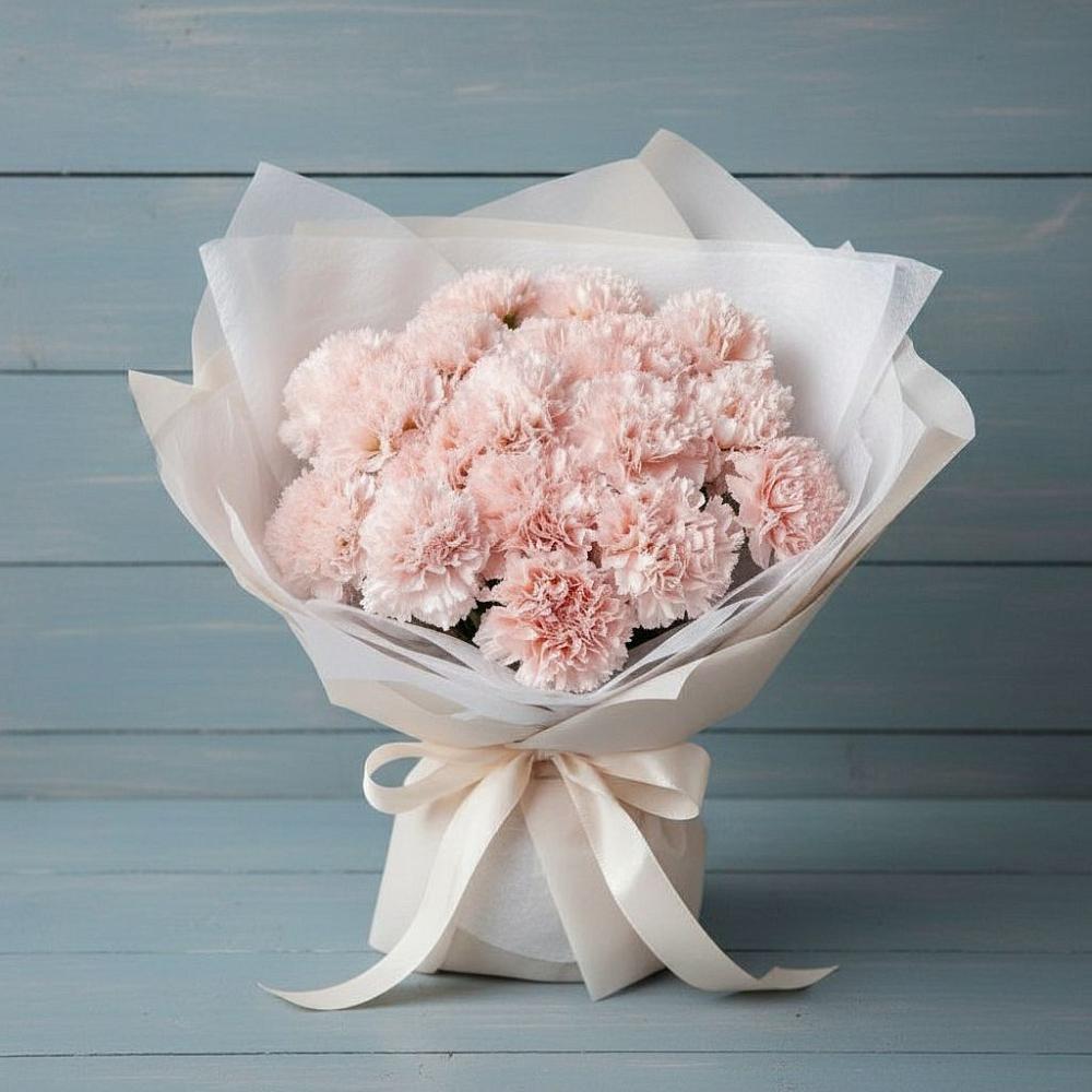 Букет цветов из: Гвоздики в Славянке