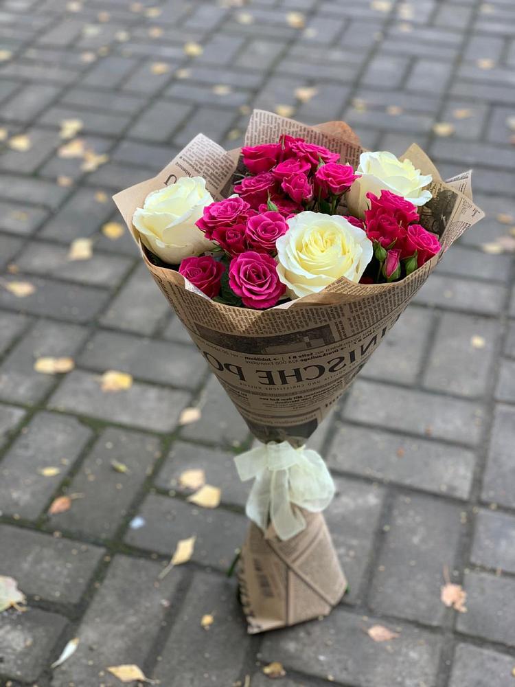 Букет цветов из: Розы в Славянке