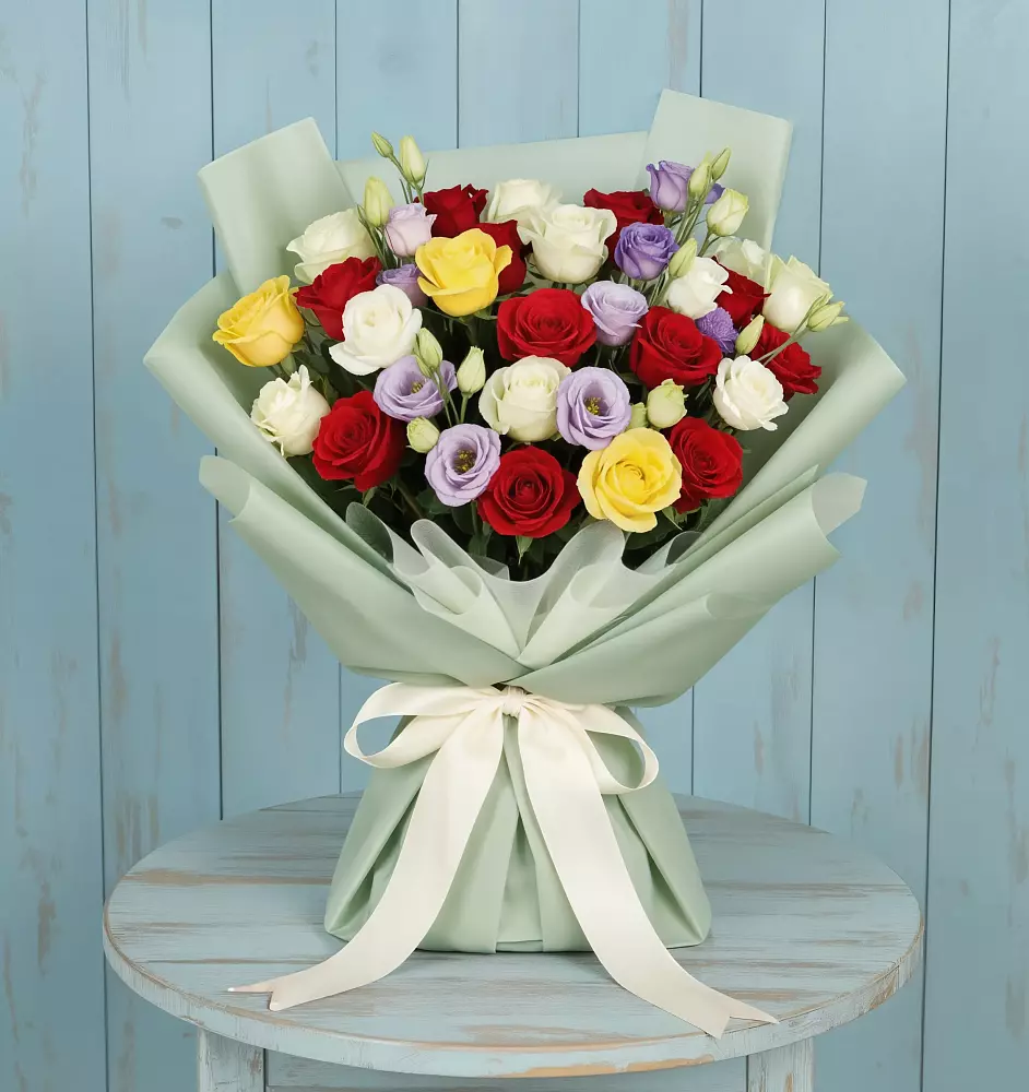 Букет цветов из: Розы в Славянке