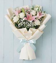 Букет цветов из:  Лилии в Славянке