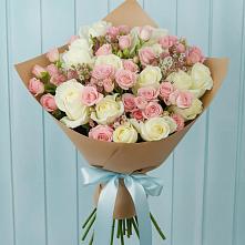 Букет цветов из:  Розы в Славянке